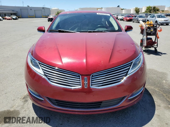 2016 Lincoln MKZ with VIN 3LN6L2GK9GR621263, listed as a Copart auction lot 61507285 with 119,395 mi miles and Salvage title. Bid and sale history available at DreamBid. Image 5.