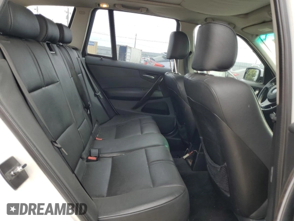 2007 BMW X3 3.0si with VIN WBXPC93467WF26770, listed as a Copart auction lot 54630845 with 159,760 mi miles and Salvage Title. Bid and sale history available at DreamBid. Image 11.