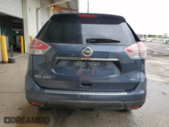 2015 Nissan Rogue SV with VIN KNMAT2MV6FP526890, listed as a Copart auction lot 53944835 with 121,890 mi miles and Clean Title. Bid and sale history available at carsss.com. Image 6.