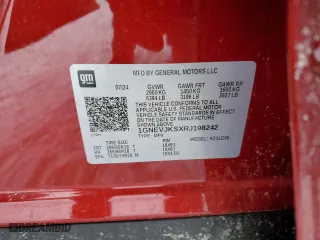 2024 Chevrolet Traverse AWD Z71 with VIN 1GNEVJKSXRJ198242, listed as a Copart auction lot 46352375 with 5,559 mi miles and Salvage Title. Bid and sale history available at carsss.com. Image 14.