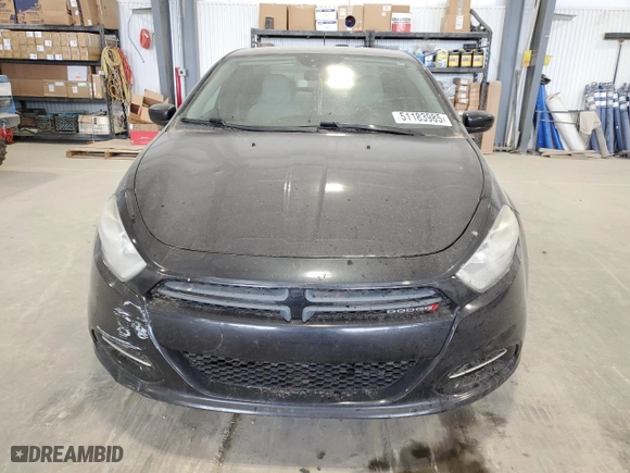 2013 Dodge Dart SXT with VIN 1C3CDFBA3DD321141, listed as a Copart auction lot 51183985 with 150,558 mi miles and Clean Title. Bid and sale history available at carsss.com. Image 5.