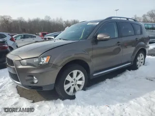 2013 Mitsubishi Outlander SE with VIN JA4JT3AW9DU019476, listed as a Copart auction lot 44399885 with 153,629 mi miles and Clean Title. Bid and sale history available at carsss.com. Image 1.