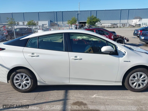 2019 Toyota Prius L Eco with VIN JTDKARFU5K3074181, listed as a IAAI auction lot 41676229 with 28,164 mi miles. Bid and sale history available at carsss.com. Image 12.