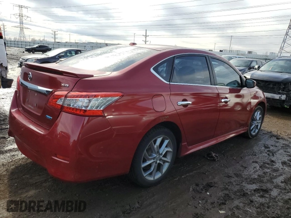 2014 Nissan Sentra SR with VIN 3N1AB7AP0EY311768, listed as a Copart auction lot 46536115 with 83,057 mi miles and Salvage Title. Bid and sale history available at DreamBid. Image 3.