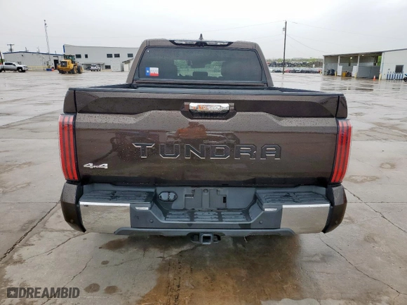 2023 Toyota Tundra 4WD 1794 Edition Hybrid with VIN 5TFMC5DB4PX020416, listed as a Copart auction lot 50457075 with 40,372 mi miles and Salvage Title. Bid and sale history available at carsss.com. Image 6.
