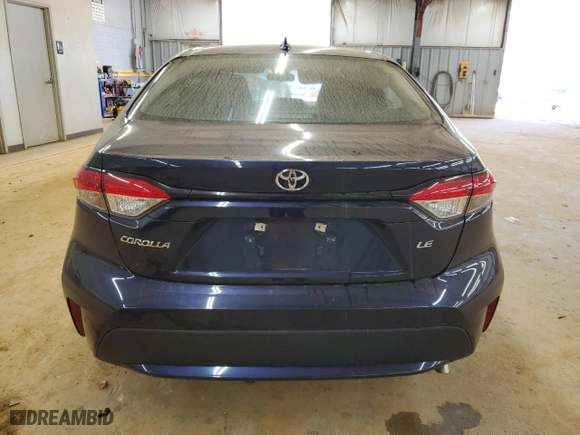 2022 Toyota Corolla LE with VIN 5YFEPMAE4NP297760, listed as a Copart auction lot 46617915 with 54,066 mi miles and Salvage Title. Bid and sale history available at carsss.com. Image 6.