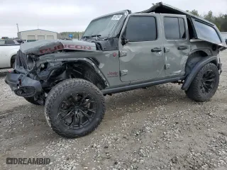 2023 Jeep Wrangler Rubicon with VIN 1C4HJXFG2PW654115, listed as a Copart auction lot 85672984 with 30,794 mi miles and Salvage Title. Bid and sale history available at carsss.com. Image 1.