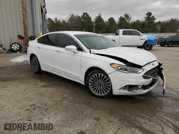 2017 Ford Fusion Titanium with VIN 3FA6P0K96HR151542, listed as a Copart auction lot 48362045 with 135,603 mi miles and Salvage Title. Bid and sale history available at carsss.com. Image 4.