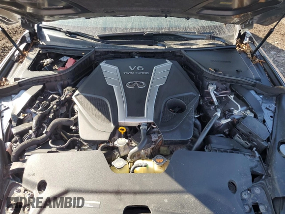 2018 Infiniti Q50 Sport with VIN JN1EV7AR3JM442233, listed as a Copart auction lot 51812365 with 41,335 mi miles and Salvage Title. Bid and sale history available at DreamBid. Image 11.