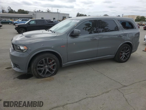 2020 Dodge Durango SRT with VIN 1C4SDJGJ8LC309476, listed as a Copart auction lot 47493325 with 32,286 mi miles and Salvage Title. Bid and sale history available at DreamBid. Image 1.
