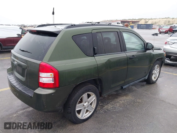 2007 Jeep Compass Sport with VIN 1J8FF47W07D158313, listed as a IAAI auction lot 41913422 with 170,286 mi miles. Bid and sale history available at carsss.com. Image 4.