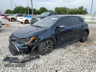 2019 Toyota Corolla Hatchback SE with VIN JTNK4RBEXK3058298, listed as a Copart auction lot 62463294 with 39,183 mi miles and Salvage Title. Bid and sale history available at carsss.com. Image 1.