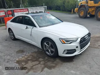 2024 Audi A6 Premium Plus with VIN WAUE3BF20RN031912, listed as a IAAI auction lot 42709088 with 25,750 mi miles and . Bid and sale history available at DreamBid. Image 1.