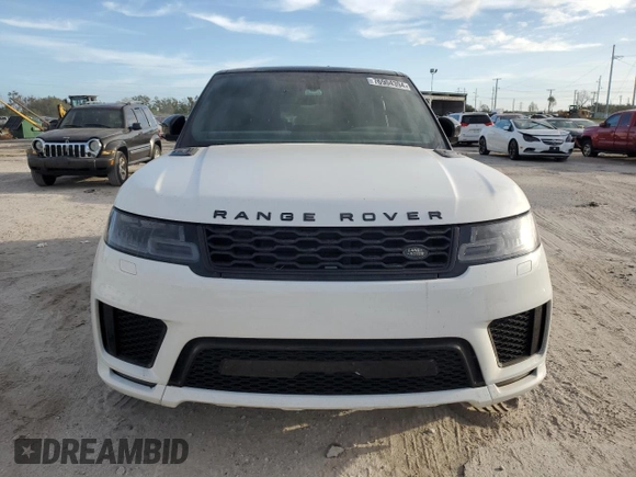2022 Land Rover Range Rover Sport HST with VIN SALWS2RUXNA234887, listed as a Copart auction lot 76904394 with 0 mi miles and Non Repairable. Bid and sale history available at carsss.com. Image 5.