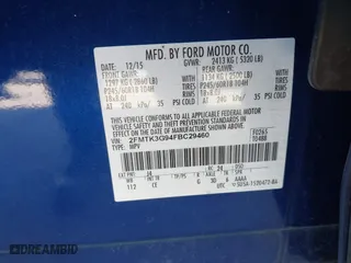 2015 Ford Edge SE with VIN 2FMTK3G94FBC29460, listed as a IAAI auction lot 41756518 with 91,769 mi miles. Bid and sale history available at carsss.com. Image 8.