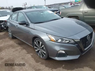 2021 Nissan Altima SR with VIN 1N4BL4CV1MN335698, listed as a IAAI auction lot 41589256 with 80,785 mi miles and . Bid and sale history available at carsss.com. Image 1.