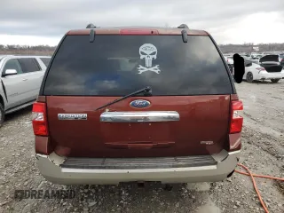 2007 Ford Expedition Max Eddie Bauer with VIN 1FMFK18587LA08345, listed as a Copart auction lot 84969934 with 185,177 mi miles and Salvage Title. Bid and sale history available at DreamBid. Image 6.