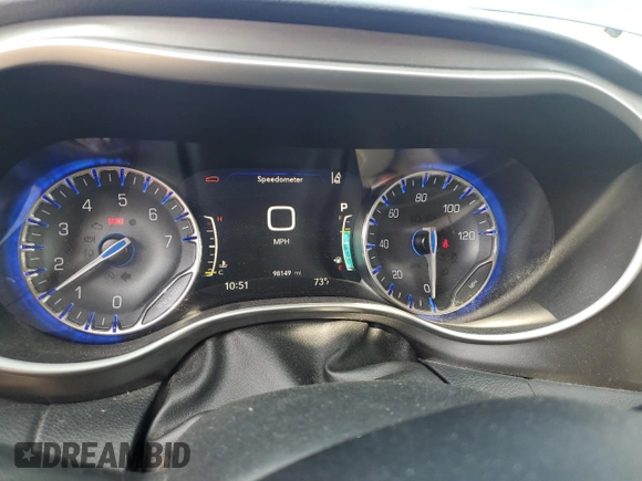 2020 Chrysler Pacifica Touring L with VIN 2C4RC1BG2LR103350, listed as a Copart auction lot 59935025 with 98,149 mi miles and Salvage title. Bid and sale history available at DreamBid. Image 8.