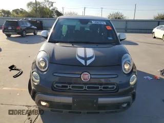 2020 FIAT 500L Trekking with VIN ZFBNFADH4LZ042720, listed as a Copart auction lot 74087074 with 22,381 mi miles and Salvage Title. Bid and sale history available at carsss.com. Image 5.