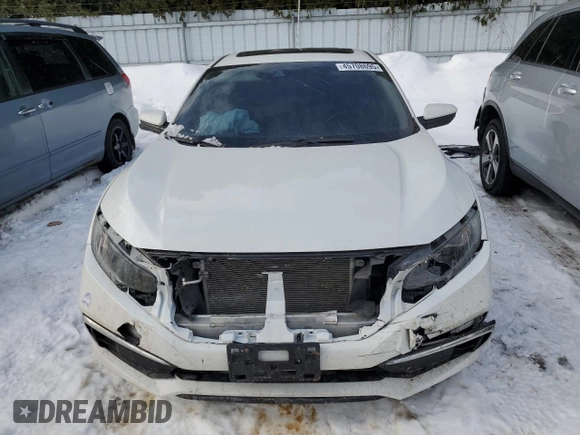 2021 Honda Civic Sedan EX with VIN 2HGFC2F76MH003277, listed as a Copart auction lot 45708695 with 86,104 mi miles and Salvage Title. Bid and sale history available at carsss.com. Image 5.