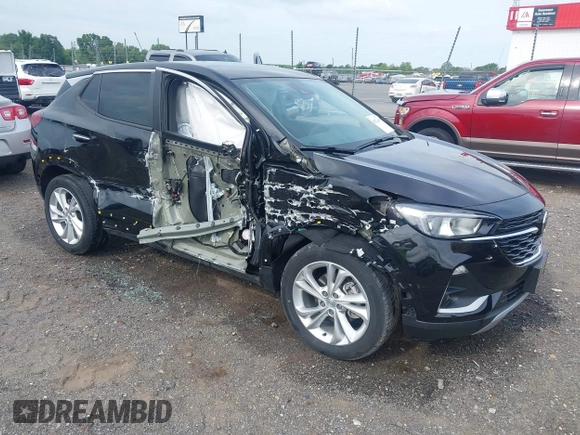 2023 Buick Encore GX Preferred with VIN KL4MMBS22PB155397, listed as a IAAI auction lot 42426356 with 9,776 mi miles and . Bid and sale history available at DreamBid. Image 1.