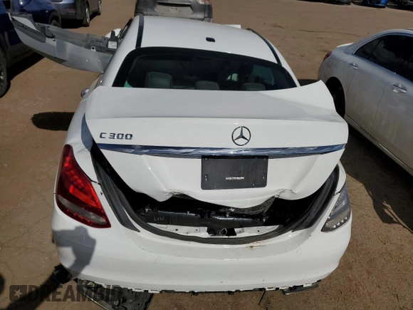 2017 Mercedes-Benz C 300 with VIN 55SWF4JB0HU215308, listed as a Copart auction lot 43365404 with Not provided miles and Non repairable. Bid and sale history available at DreamBid. Image 6.