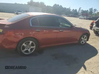 2003 Infiniti G35 w/Leather with VIN JNKCV51EX3M315888, listed as a Copart auction lot 76569644 with 181,177 mi miles and Salvage Title. Bid and sale history available at DreamBid. Image 3.