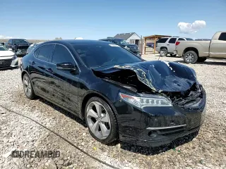2015 Acura TLX Advance with VIN 19UUB3F76FA001028, listed as a Copart auction lot 55284625 with 110,674 mi miles and Salvage title. Bid and sale history available at DreamBid. Image 13.