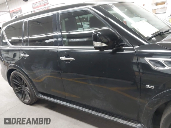 2014 Infiniti QX80 with VIN JN8AZ2NF2E9555963, listed as a IAAI auction lot 41894699 with 143,255 mi miles. Bid and sale history available at carsss.com. Image 13.