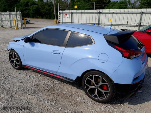2019 Hyundai Veloster N with VIN KMHT36AHXKU001028, listed as a Copart auction lot 61412253 with 41,489 mi miles. Bid and sale history available at carsss.com. Image 2.