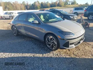 2023 Hyundai IONIQ 6 SEL with VIN KMHM34AA1PA044029, listed as a IAAI auction lot 40907204 with 3,543 mi miles. Bid and sale history available at carsss.com. Image 1.