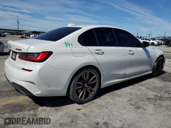 2020 BMW 3 Series M340i with VIN 3MW5U7J05L8B28503, listed as a Copart auction lot 48299654 with 67,705 mi miles and Salvage Title. Bid and sale history available at carsss.com. Image 3.