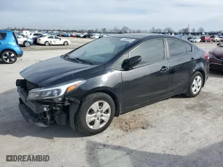 2018 Kia Forte LX with VIN 3KPFK4A77JE214600, listed as a Copart auction lot 46690995 with 144,286 mi miles and Salvage Title. Bid and sale history available at carsss.com. Image 1.
