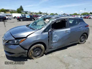 2019 Nissan LEAF SV with VIN 1N4AZ1CP0KC315140, listed as a Copart auction lot 57180345 with 31,731 mi miles and Salvage title. Bid and sale history available at DreamBid. Image 1.