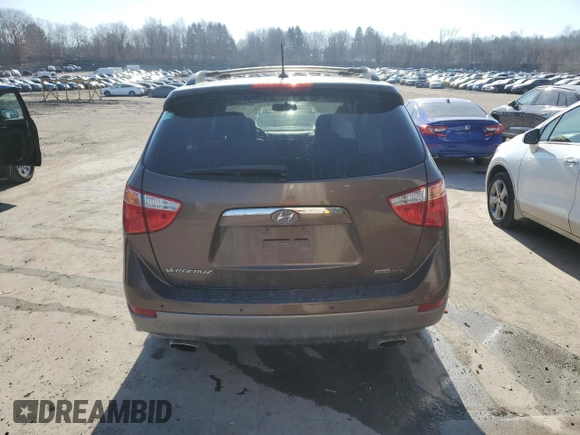 2012 Hyundai Veracruz Limited with VIN KM8NUDCC0CU195873, listed as a Copart auction lot 48550085 with 74,188 mi miles and Salvage title. Bid and sale history available at DreamBid. Image 6.