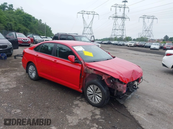 2019 Volkswagen Jetta S with VIN 3VWC57BU7KM154483, listed as a IAAI auction lot 42509177 with 52,349 mi miles and . Bid and sale history available at DreamBid. Image 1.