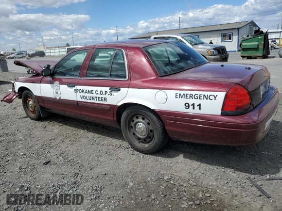 2009 Ford Police Interceptor with VIN 2FAHP71V59X129891, listed as a Copart auction lot 56601354 with Not provided miles and Salvage title. Bid and sale history available at DreamBid. Image 2.