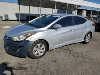 2016 Hyundai Elantra SE z VIN 5NPDH4AE3GH684146, wystawiony jako Copart lot #56224675 z przebiegiem 77 072 mil mil oraz Szkoda całkowita • Salvage title. Historia ofert i sprzedaży dostępna na DreamBid. Obrazek 1.