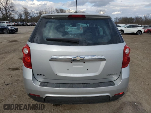 2015 Chevrolet Equinox LS with VIN 2GNALAEK3F6124508, listed as a Copart auction lot 52595755 with 156,826 mi miles and Salvage Title. Bid and sale history available at DreamBid. Image 6.