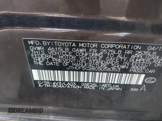 2012 Lexus IS 250 with VIN JTHCF5C28C5058353, listed as a IAAI auction lot 42096615 with 147,223 mi miles and . Bid and sale history available at DreamBid. Image 9.