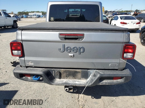 2021 Jeep Gladiator Overland с VIN 1C6HJTFG7ML553116, выставлен на аукционе Copart как лот 48115545 с пробегом 75 787 миль миль и Списание • Salvage title. История ставок и продаж доступна на DreamBid. Изображение 6.