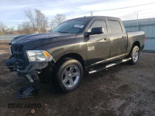 2018 Ram 1500 Express with VIN 3C6RR7KG5JG203194, listed as a Copart auction lot 81693864 with 88,636 mi miles and Salvage title. Bid and sale history available at DreamBid. Image 1.