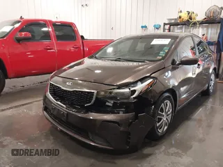 2017 Kia Forte LX with VIN 3KPFK4A71HE056667, listed as a IAAI auction lot 42030307 with 99,320 mi miles. Bid and sale history available at carsss.com. Image 6.