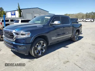 2021 Ram 1500 Limited with VIN 1C6RREHT1MN575412, listed as a Copart auction lot 49480725 with 70,310 mi miles and Salvage title. Bid and sale history available at DreamBid. Image 1.