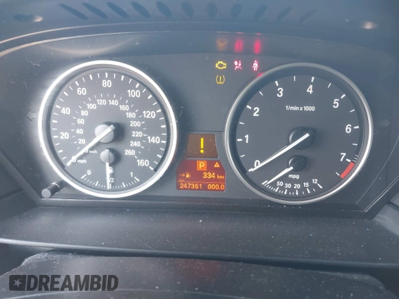 2009 BMW 5 Series 528i with VIN WBANU53559C123140, listed as a IAAI auction lot 41485181 with 247,361 mi miles and . Bid and sale history available at carsss.com. Image 7.