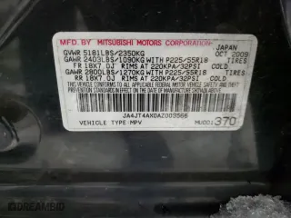 2010 Mitsubishi Outlander XLS with VIN JA4JT4AX0AZ003566, listed as a Copart auction lot 41385025 with 149,765 mi miles and Salvage Title. Bid and sale history available at carsss.com. Image 15.