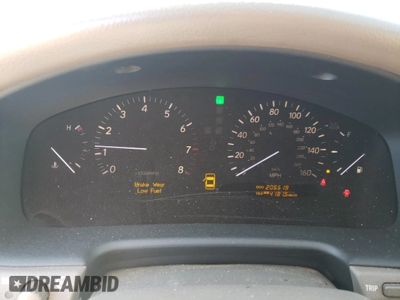 2004 Lexus LS 430 with VIN JTHBN36F340156349, listed as a Copart auction lot 80423334 with 206,519 mi miles and Salvage Title. Bid and sale history available at carsss.com. Image 9.