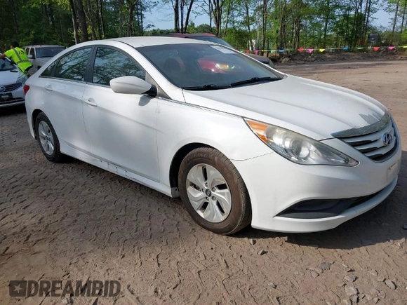 2014 Hyundai Sonata GLS with VIN 5NPEB4AC6EH812820, listed as a IAAI auction lot 42098470 with 172,035 mi miles and . Bid and sale history available at carsss.com. Image 1.