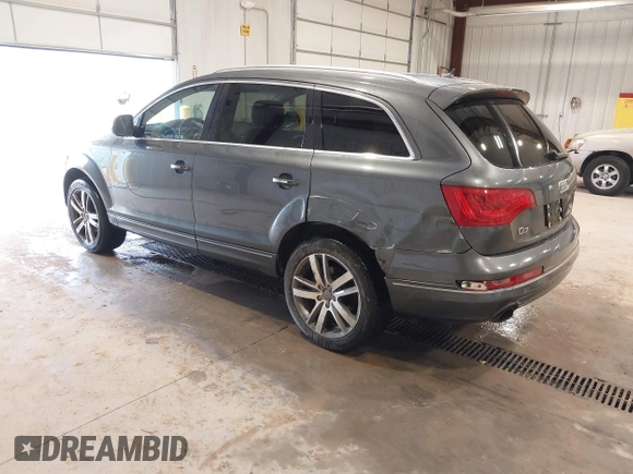 2014 Audi Q7 3.0T Premium Plus with VIN WA1LGAFE7ED004302, listed as a IAAI auction lot 41793547 with 157,351 mi miles. Bid and sale history available at carsss.com. Image 3.