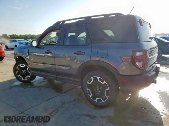 2022 Ford Bronco Sport Outer Banks with VIN 3FMCR9C69NRE05347, listed as a Copart auction lot 57621345 with 49,932 mi miles and Salvage title. Bid and sale history available at DreamBid. Image 2.